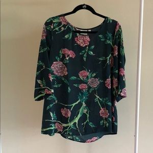 Anthropologie Floral top